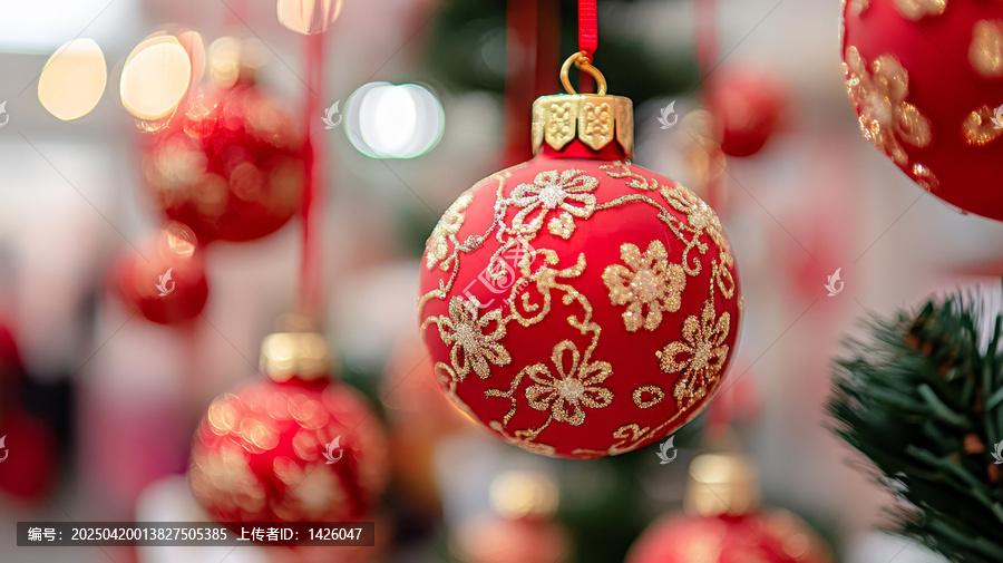 節(jié)日裝飾圣誕紅球