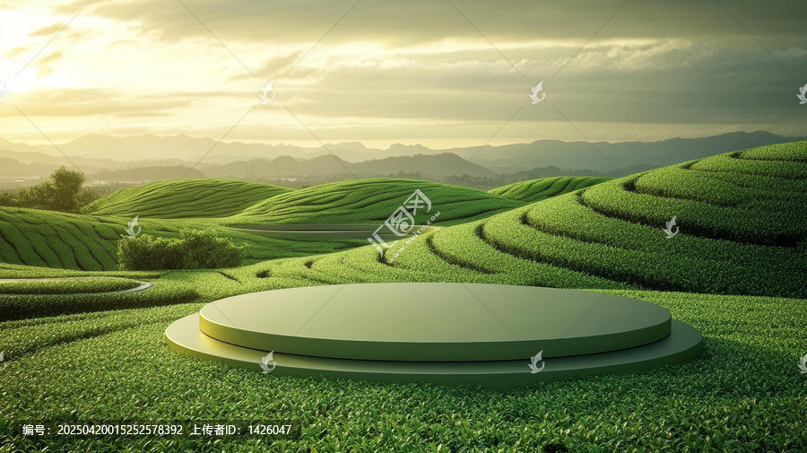 綠茶種植園展示臺