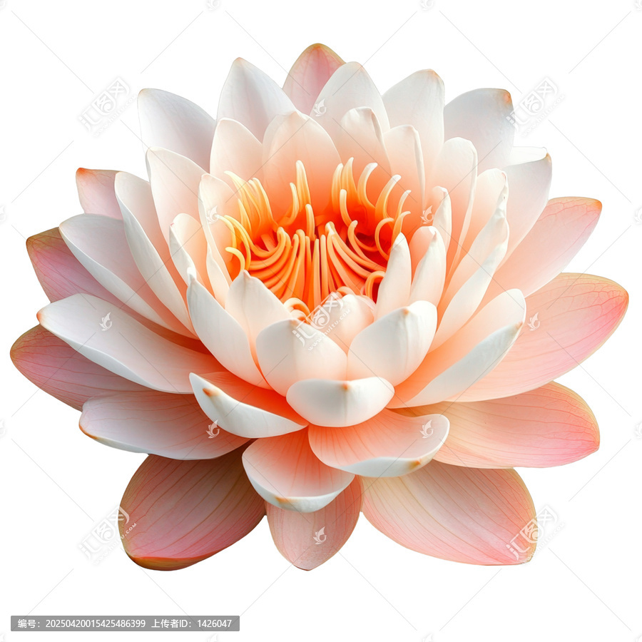 [免摳素材]清新綻放的粉紅色蓮花