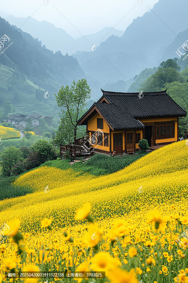 油菜花田別墅景