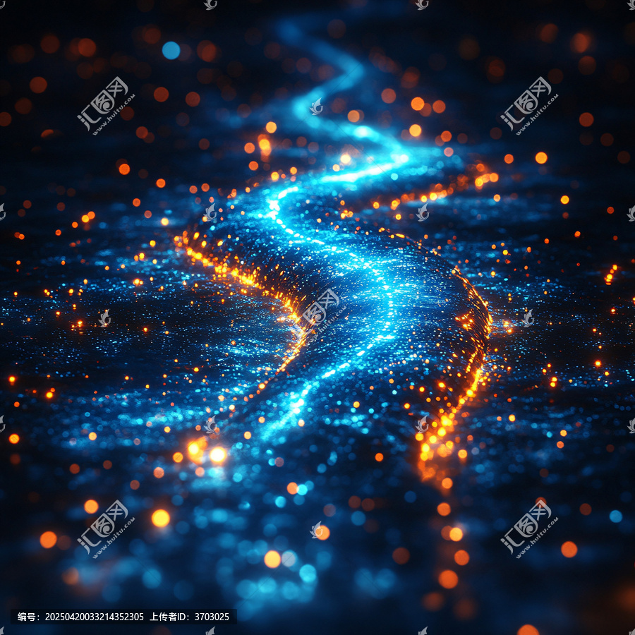 電藍路徑與光箭