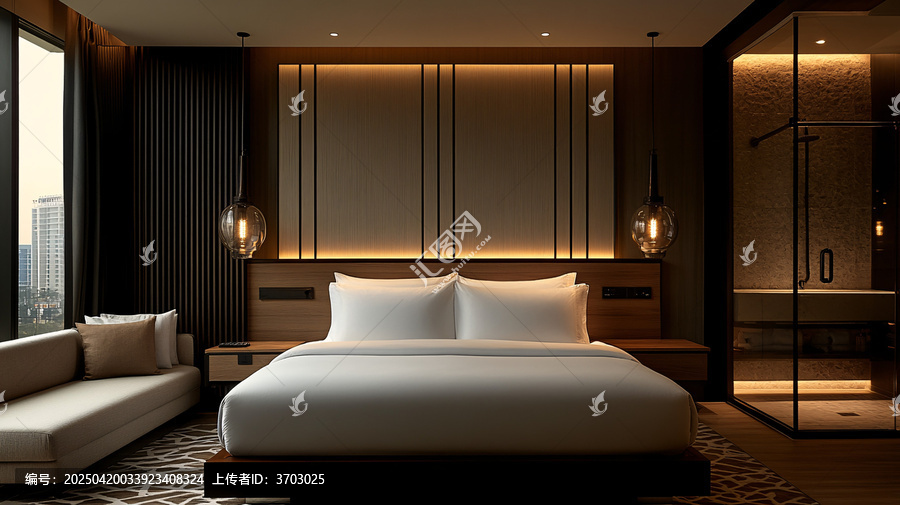 簡約風(fēng)格酒店客房