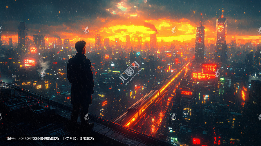 陽臺夜色