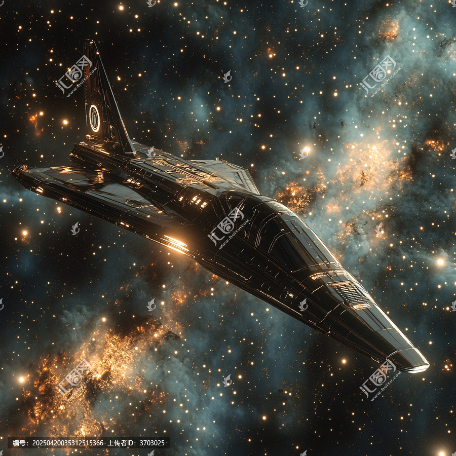 星艦宇宙金屬反射