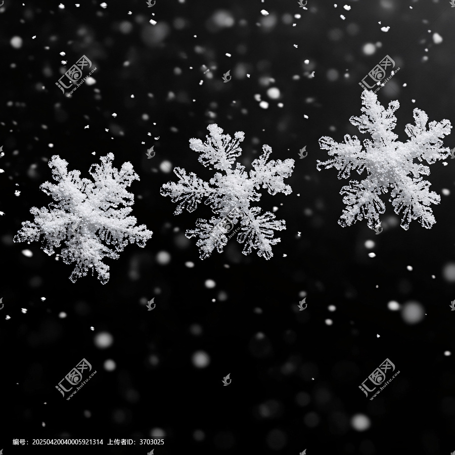 雪花飄落軌跡圖