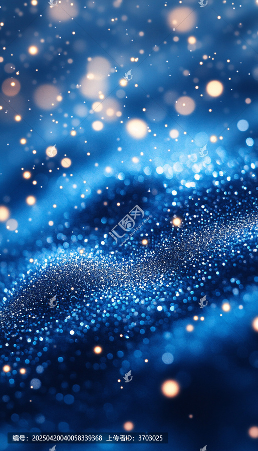 藍(lán)色冰雪燈光