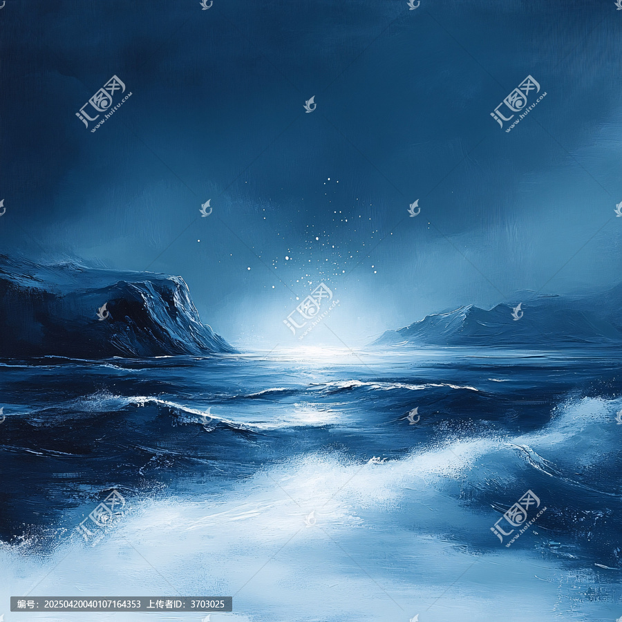 海水藍(lán)天光點(diǎn)