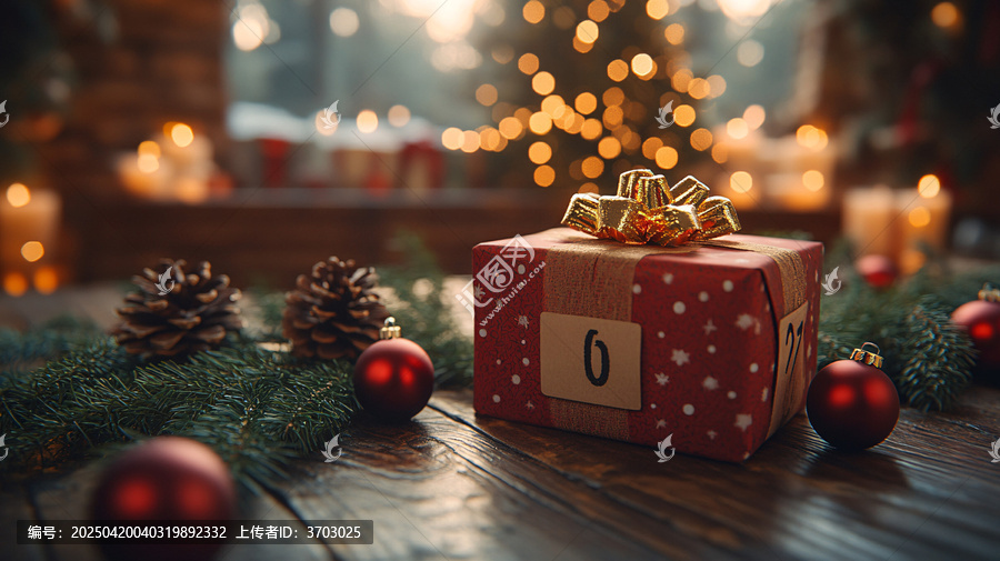 圣誕日歷簡(jiǎn)約溫馨