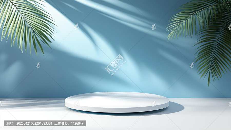 簡約現(xiàn)代產(chǎn)品展示臺背景