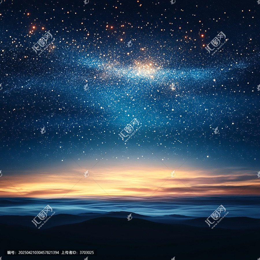星空晨曦