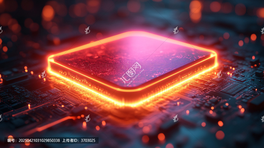 微芯片發(fā)光效果