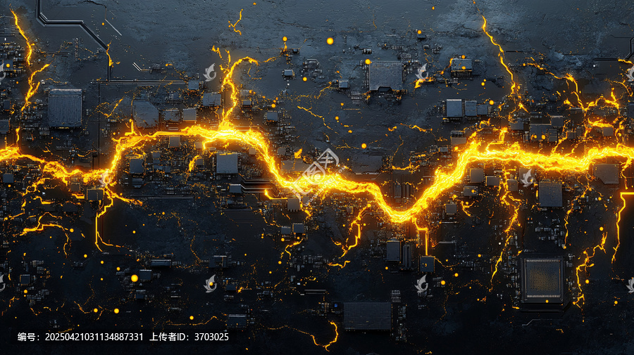 芯片閃電電路圖