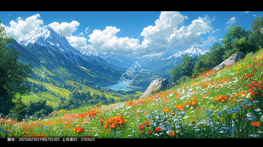 翡翠山谷與河流