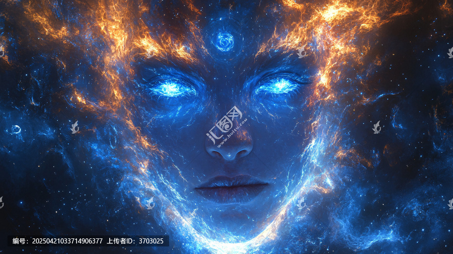 光影人面像