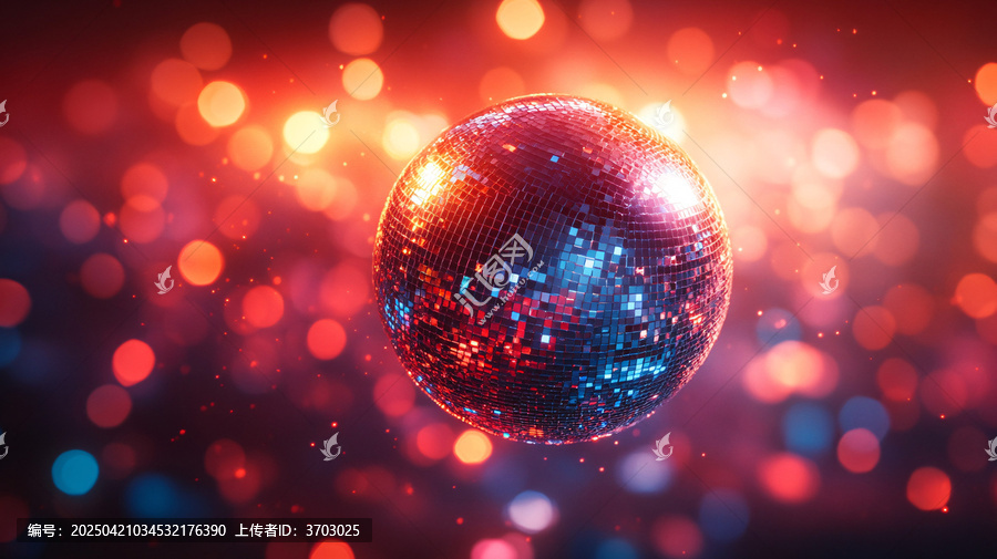 夜店鏡球光影