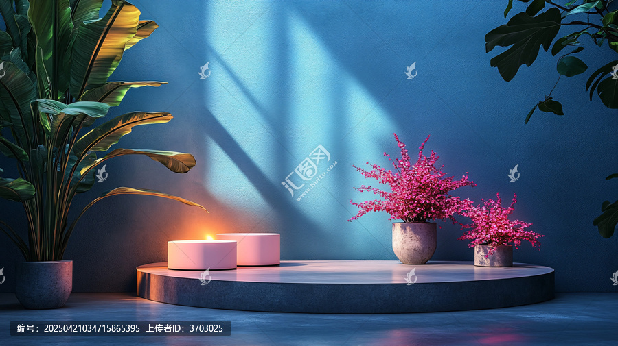 圓形展示架照明