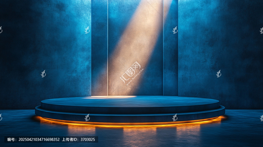 圓形展示架照明