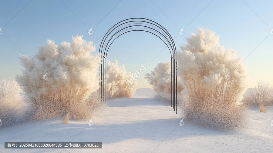 沙漠金屬拱門