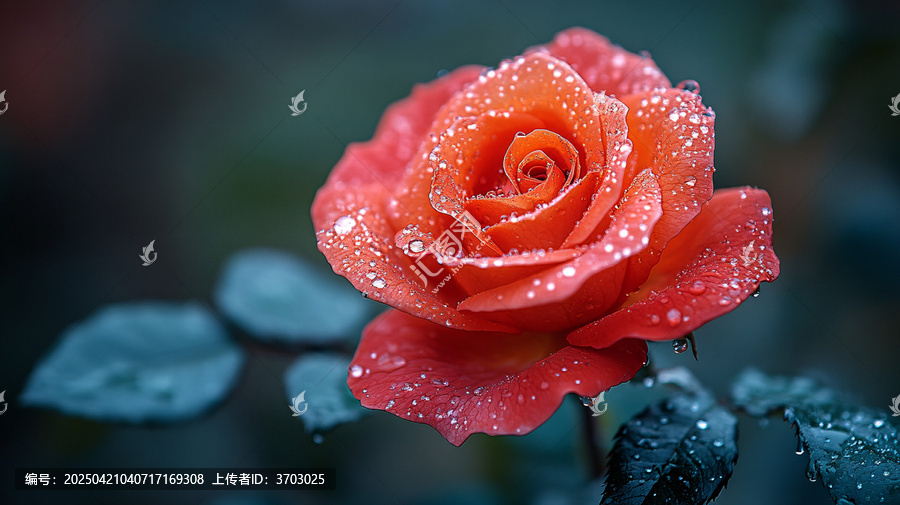 玫瑰花園中的自然美