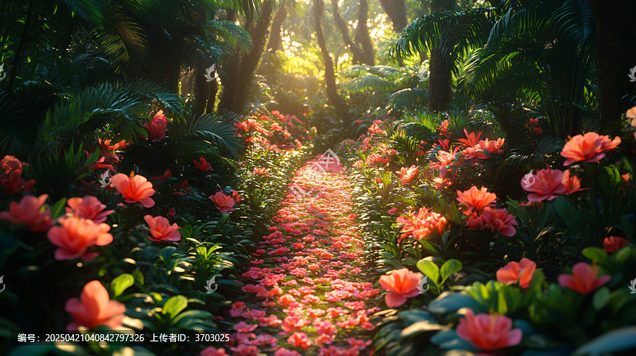 婚禮花園中的花束