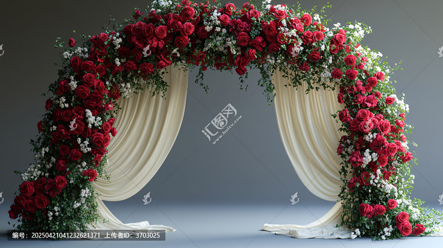 傳統(tǒng)婚禮花拱門設(shè)計(jì)