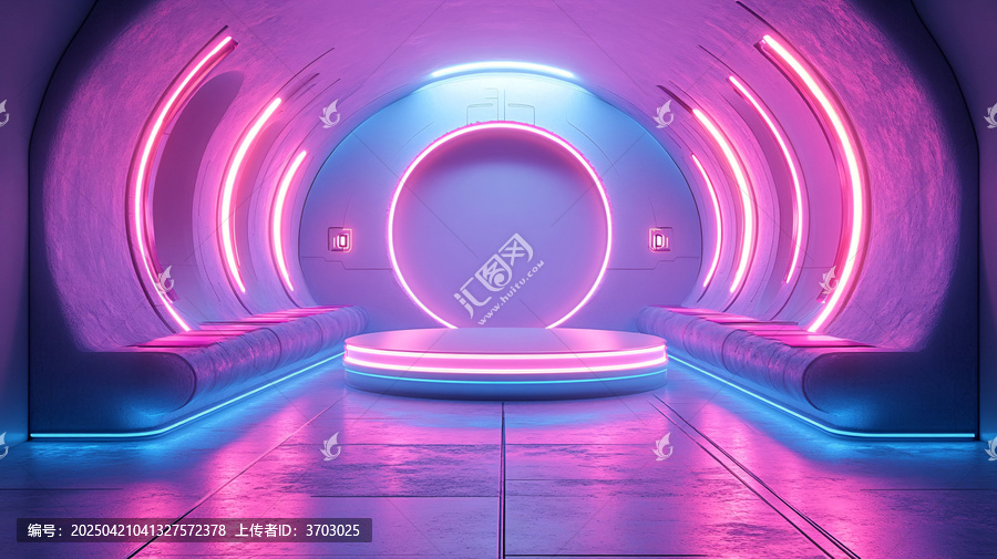 未來科技展示臺(tái)