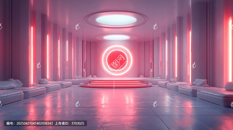 科技感圓形展示臺(tái)