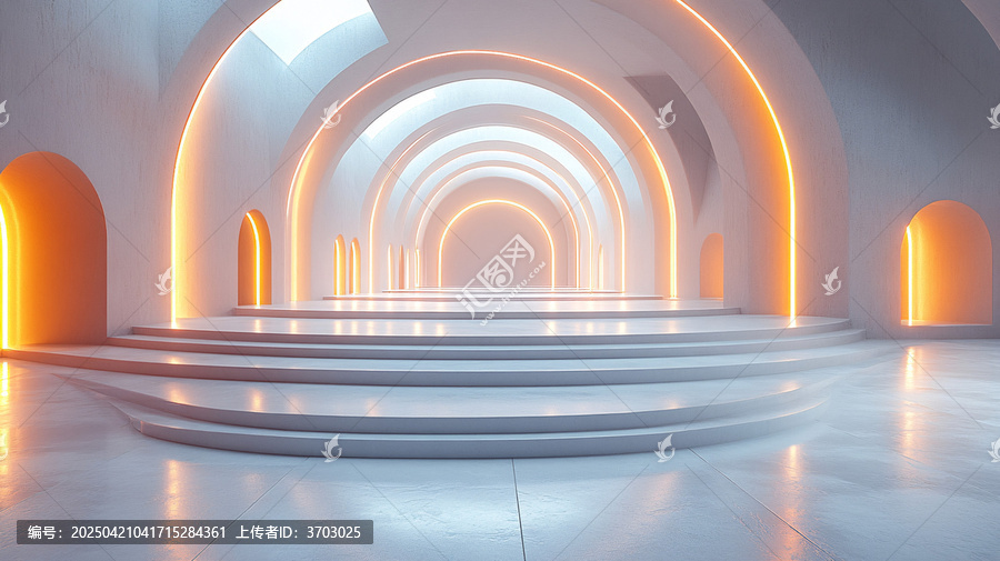科技背景空舞臺