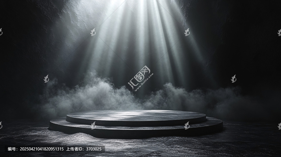 空講臺聚光燈