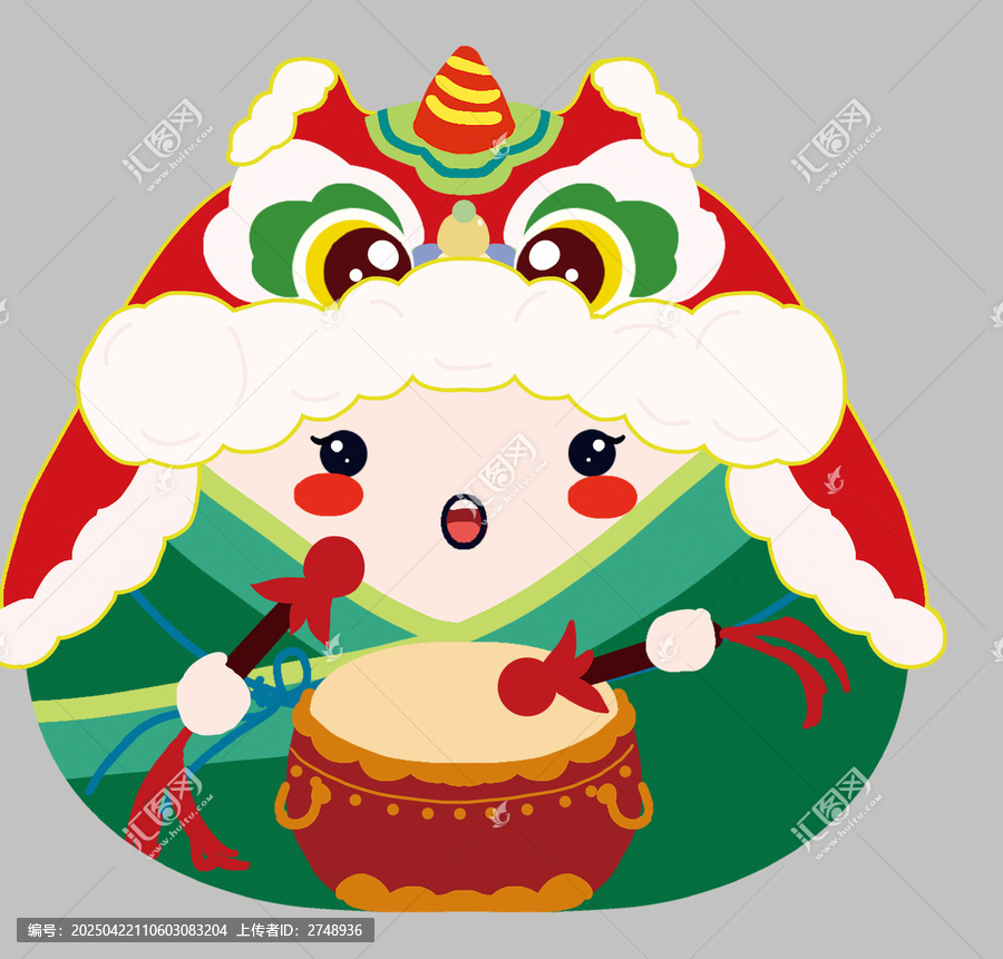 醒獅粽子