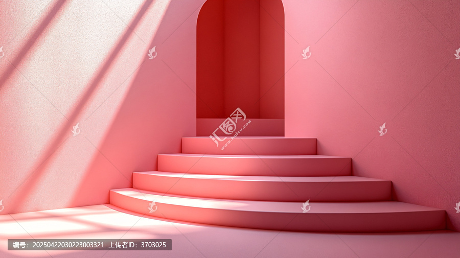 平臺與圓形臺階
