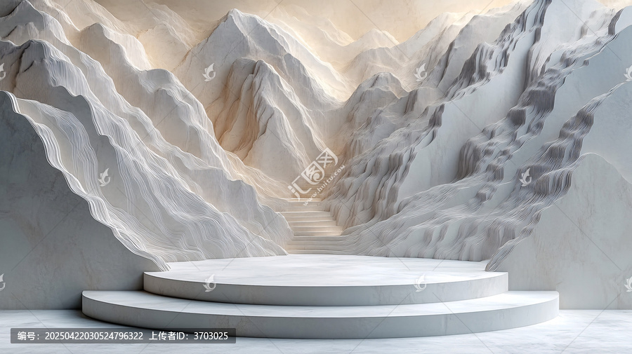 多邊形講臺背景