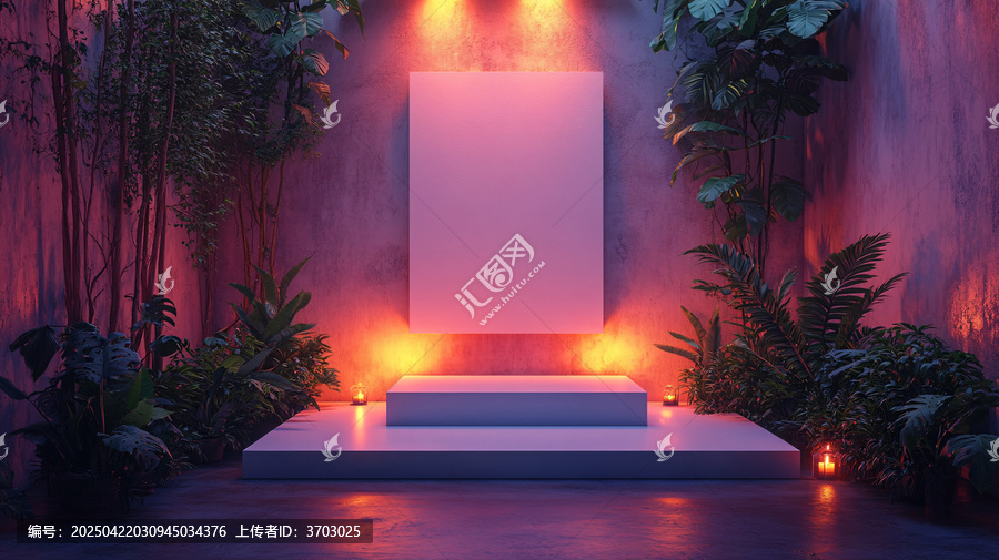 舞臺(tái)紫色燈光
