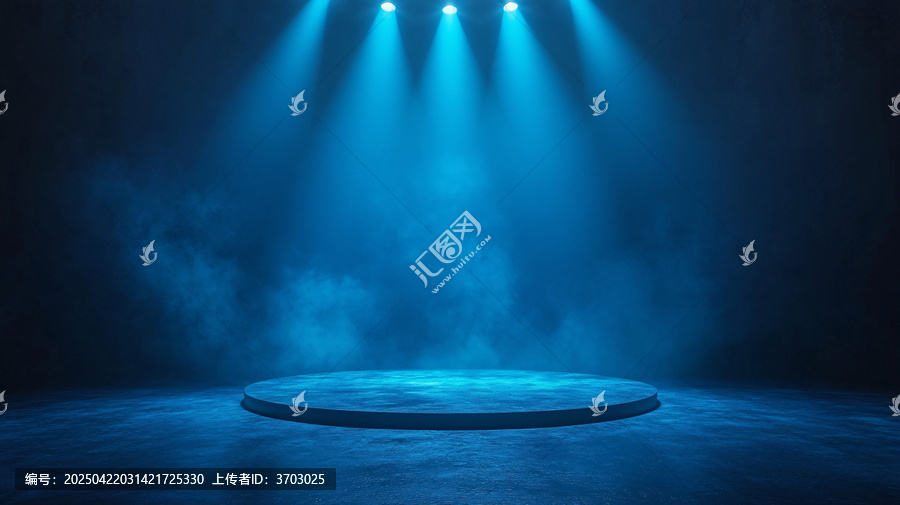 藍色漸變背景產(chǎn)品展示