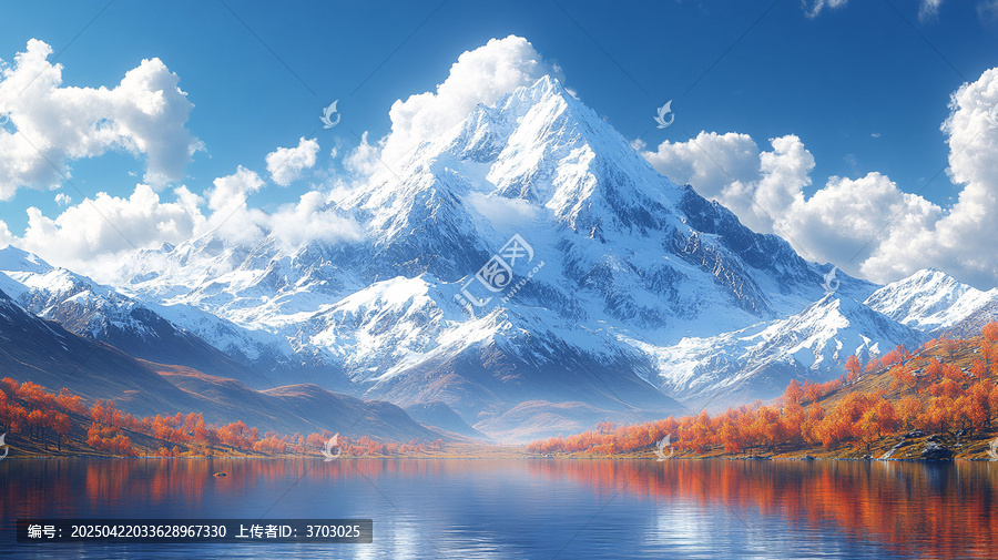 高原雪山