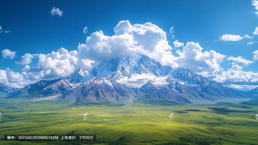 巍峨雪山