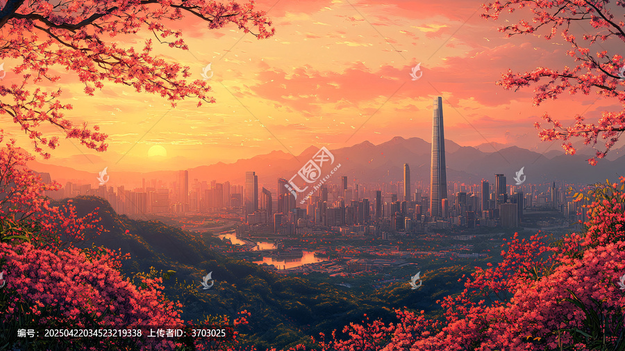 繁花都市圖景