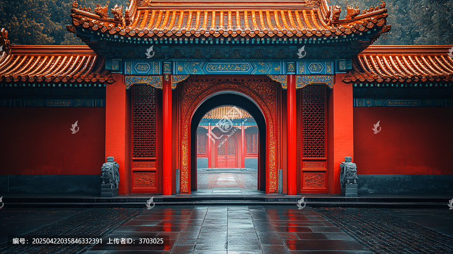 古色古香的傳統(tǒng)中式建筑風(fēng)景
