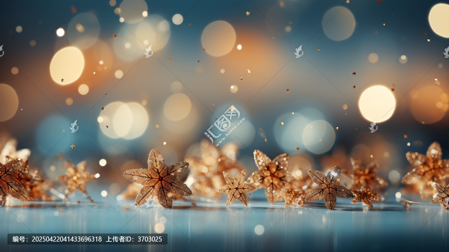 雪落金燈漸變