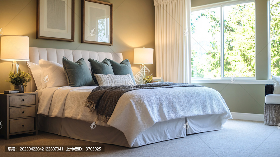 大床和簡(jiǎn)約家具