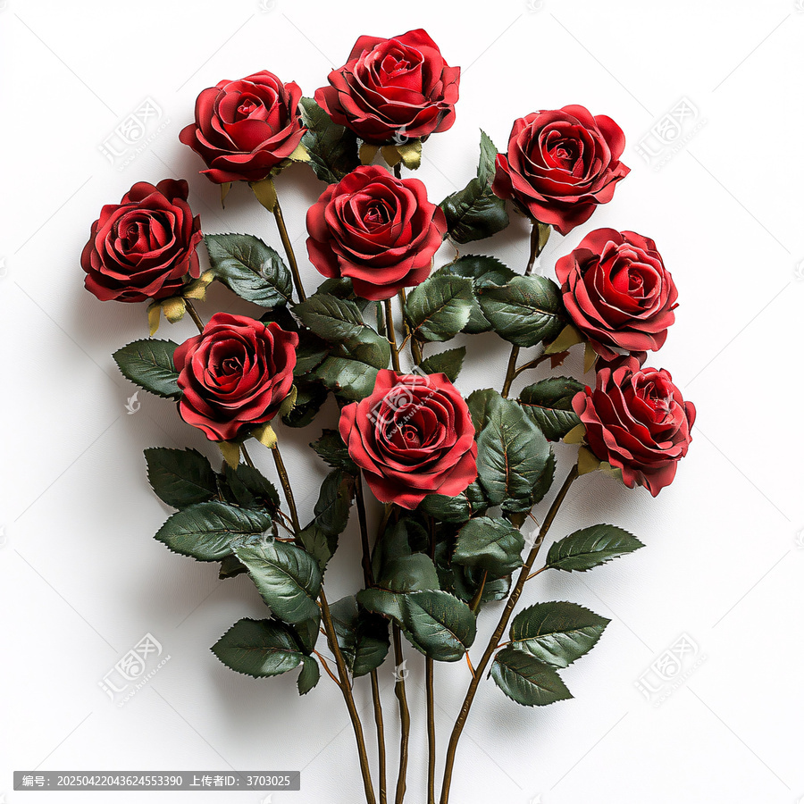 紅玫瑰花束