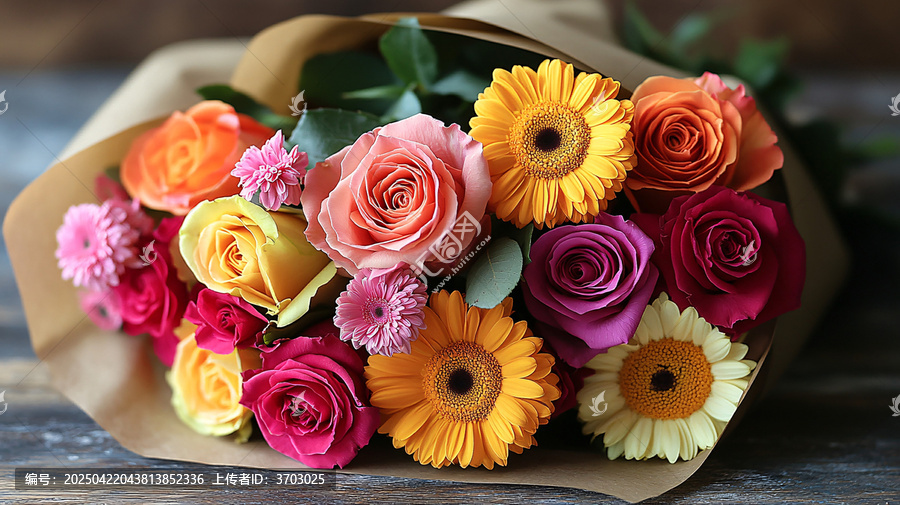 混合花束包裝