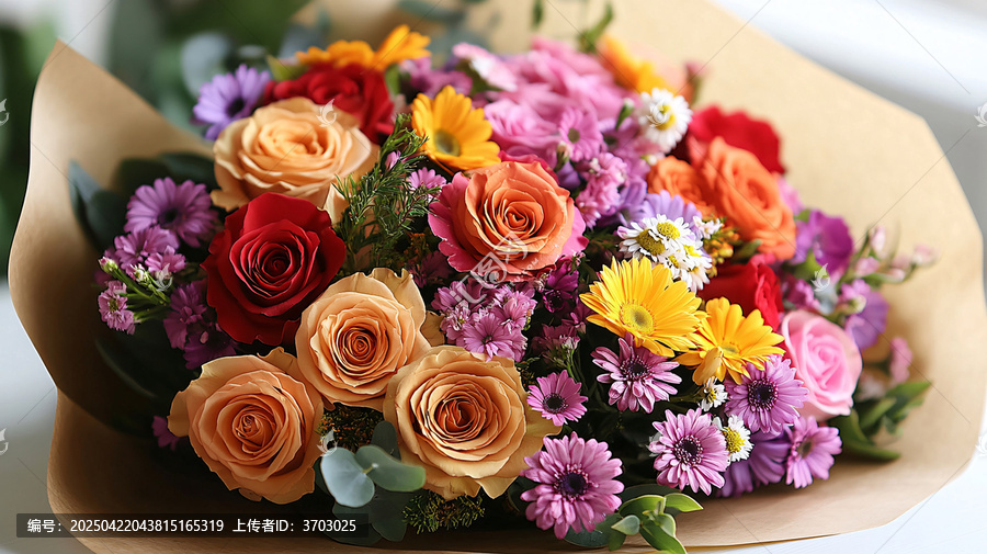 混合花束包裝