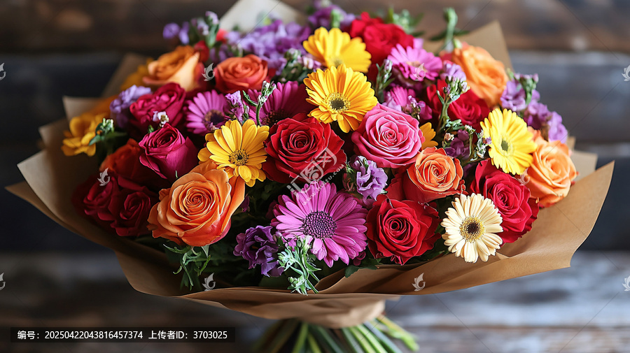 混合花束包裝
