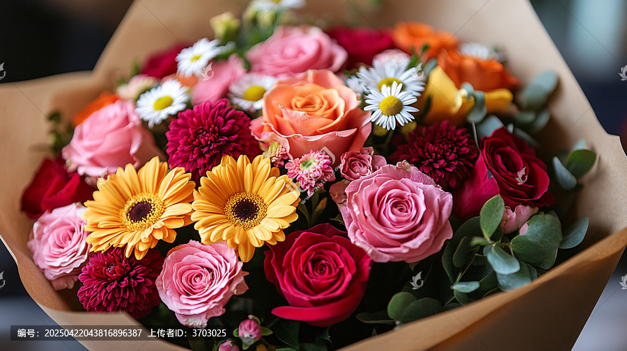混合花束包裝