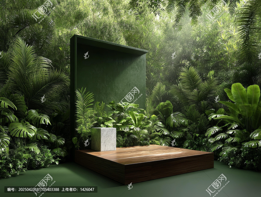 熱帶雨林展示臺(tái)模型