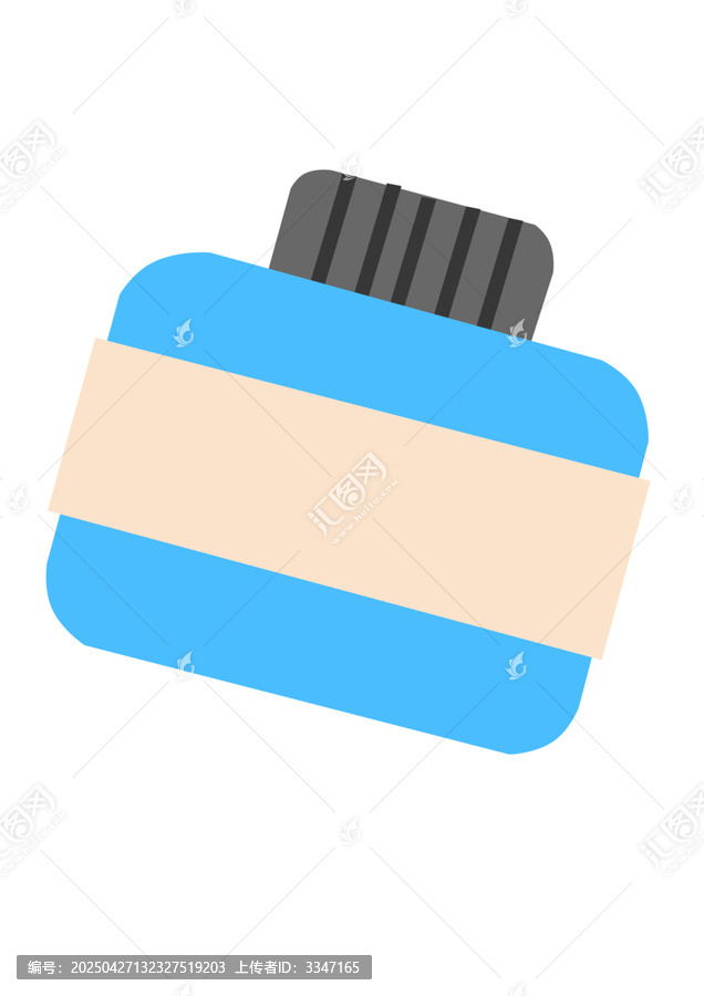 藍(lán)色簡(jiǎn)約風(fēng)墨水瓶圖標(biāo)
