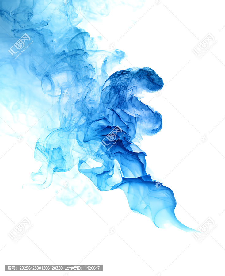 抽象藍色煙霧設(shè)計