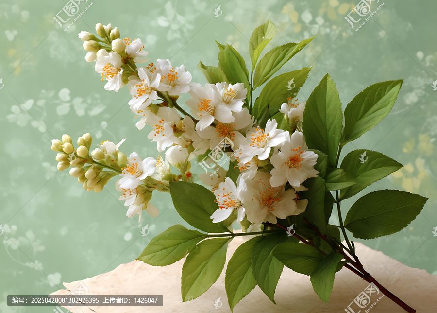 春天花朵的優(yōu)雅組合