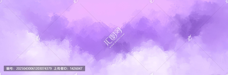 夢幻紫粉云彩背景圖